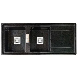 سینک گرانیتی مشکی اکلیلی DS3604-120 درسا