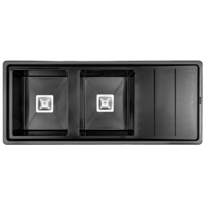 سینک گرانیتی مشکی ساده DS3607-120 درسا