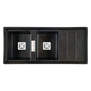 سینک گرانیتی مشکی اکلیلی DS3607-120 درسا