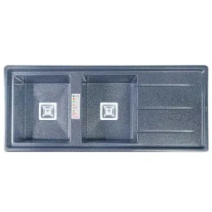 سینک گرانیتی طوسی اکلیلی DS3604-120 درسا