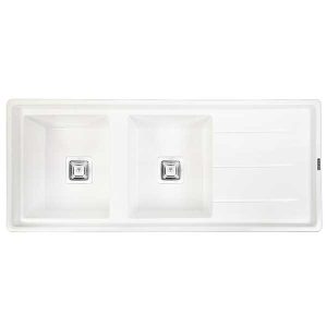 سینک گرانیتی سفید ساده DS3604-120 درسا