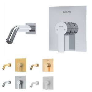 ملزومات شیر روشویی توکار کلاسيک فلت کلار